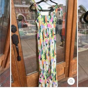 THML Multicolor Abstract Dress